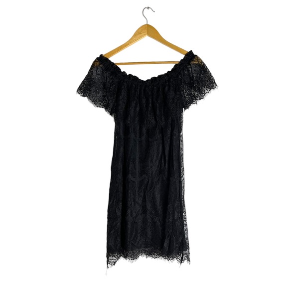 As U Wish Ruffle Front Lace Dress M - Picture 2 of 6